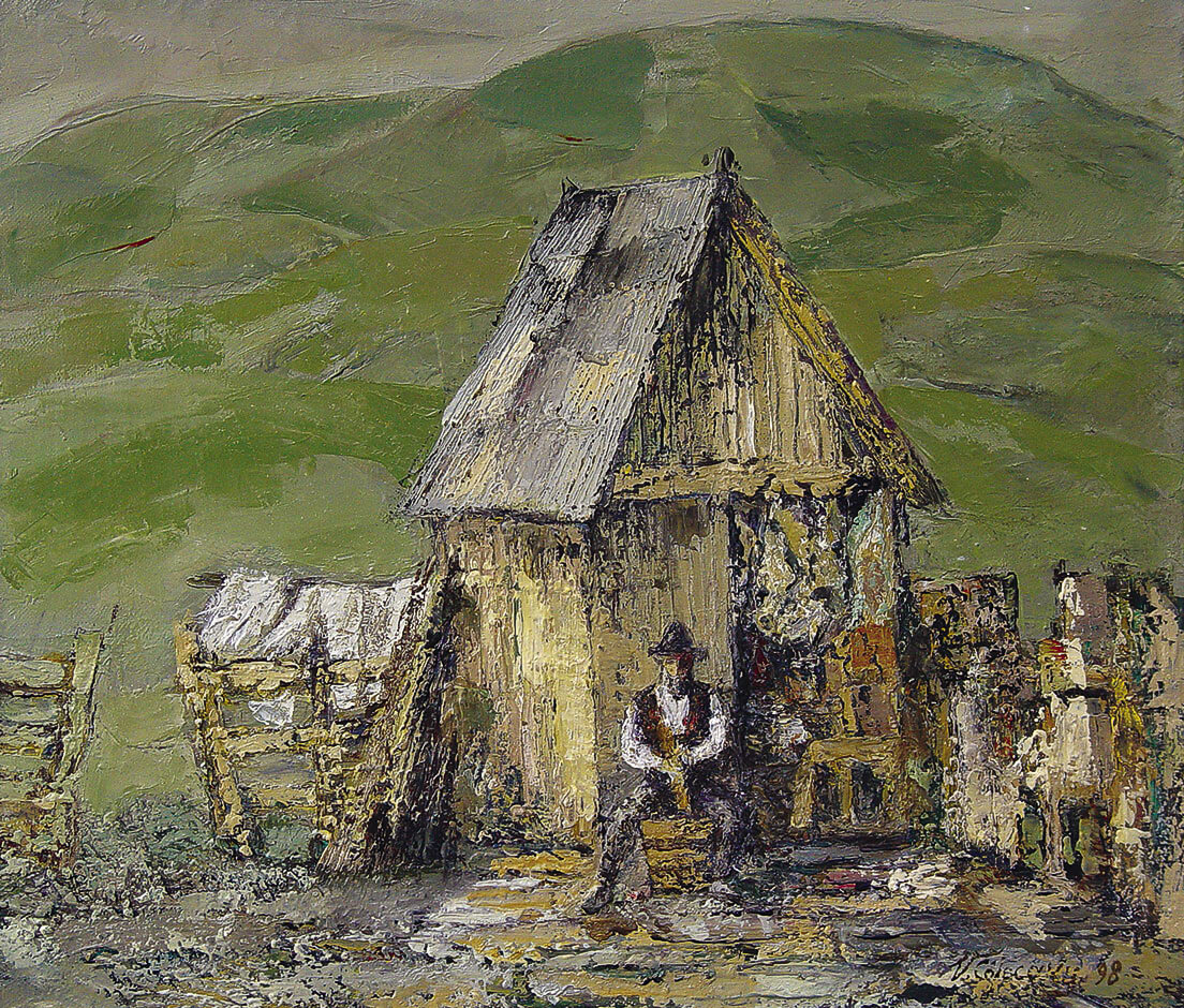 Pastoral. Painting by Vasile Cojocaru